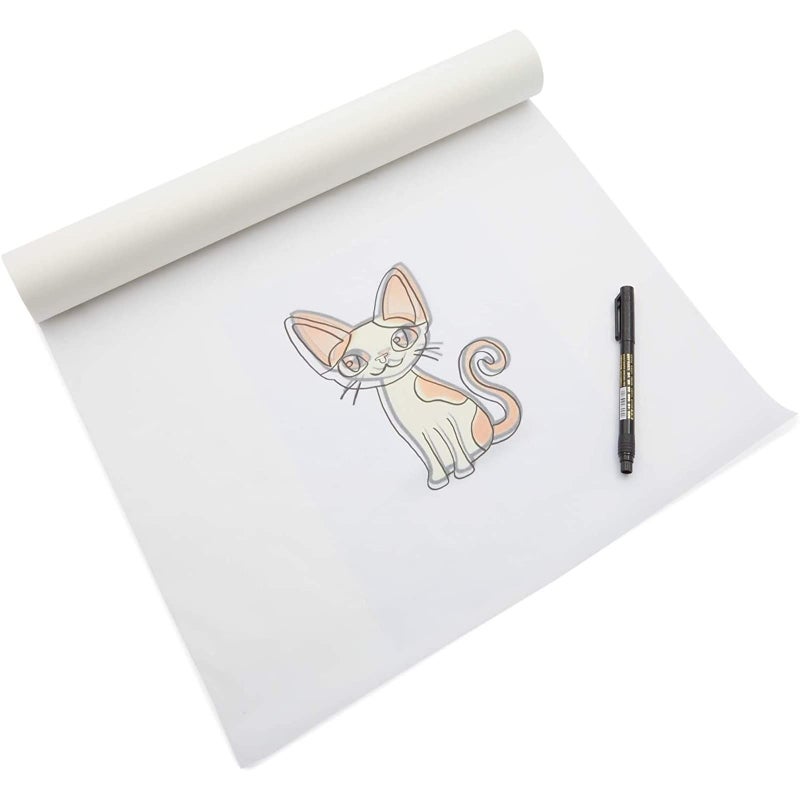 Okuna Outpost Pattern Paper for Sewing - 17 in x 50 Yd, White Translucent Vellum - Tracing Paper for Sewing & Pattern Making for Fashion Design - Image 5